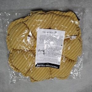 HiDREAM Pet Protective Collar Adjustable Mustard Recovery Cone Size M Cats/Dogs